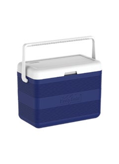 Buy Plastic Keep Cold Deluxe Handled Ice Chest Blue and White 30 L MFIBXX007 in Saudi Arabia