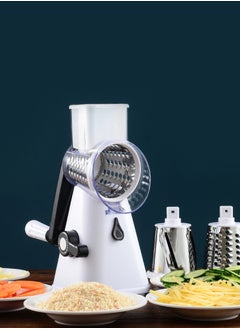 Buy 4-Piece Vegetable Slicer 3 in 1 Handheld Spiral Rotary Drum Slicer in Saudi Arabia