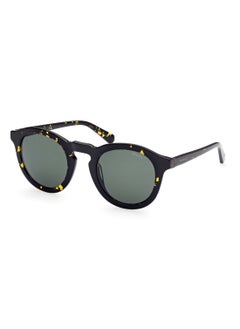 اشتري Men's UV Protection Round Shape Acetate Sunglasses GA721253N51 - Lens Size: 51 Mm - Blonde Havana في الامارات