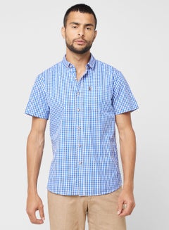 Buy Check Short Sleeve Shirt in UAE