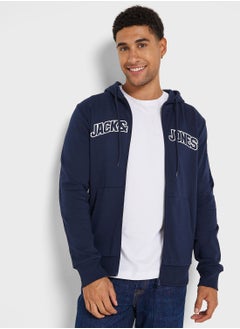 Buy Logo Zip Through Hoodie in UAE