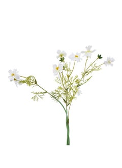 Buy Artificial Daisy Flower Bunch H51cm -White in UAE