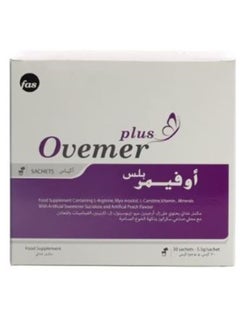 Buy Ovemer Plus L-Arginine - 30 Sachets in Saudi Arabia