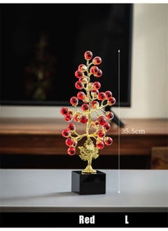 Buy Crystal Tree | Multi Crystal Tree for Home Office Decoration - Red for Office Décor in Egypt