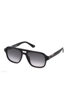 Buy Men's Navigator Shape  Acetate Sunglasses SPLL83M56700K - Lens Size: 56 Mm - Shiny Black in Saudi Arabia