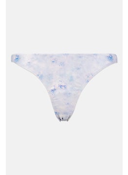 Buy Women Tie Dye Bikini Bottom, Lavender in UAE