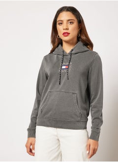 Buy Logo Embroidery Hoodie in UAE