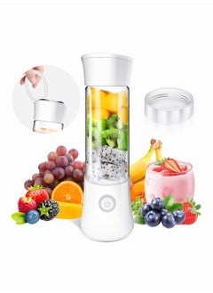 Buy Portable Blender 480ml, 6-point Blade Mini Blender, USB Rechargeable Personal Blender for Shakes, Smoothies, Fresh Juice, Baby Food, Vegetables in Saudi Arabia