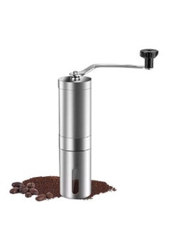 Buy Manual Coffee Bean Grinder Silver Standard in Saudi Arabia