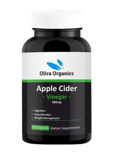 Buy Apple Cider Vinegar 120 Capsules | Digestion | Detoxification | Weight Management in UAE