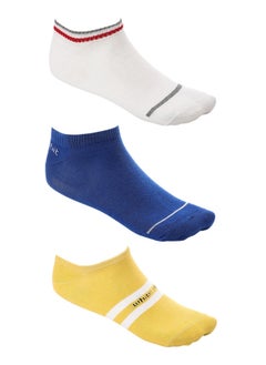 Buy White Rabbit Slip Bi-Tone Patterned Ankle Socks in Egypt