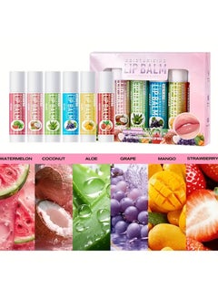 Buy HEYXI 6pcs Lip Balm Gift Set - Hydrating & Soothing for Dry, Cracked Lips | Long-Lasting Moisture for Smooth, Soft Lines | Perfect Gift for Women | Ideal for All Skin Types in UAE