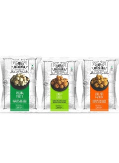 Buy Pack of 3 Pudina Party, Piri Piri Paradise, Lime and Chilli 75 Grams  Gluten Free in UAE