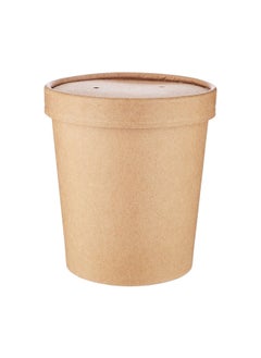 اشتري Hotpack | Kraft Soup Cup 16Oz + Lid - 5 Pieces في الامارات