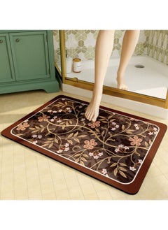 اشتري Diatom Bath Mats,Anti-Slip Bathroom Floor Mats and Quick Dry Bath Rug 40x60cm في الامارات