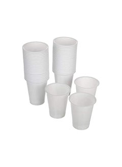 Buy 50 pieces White disposable plastic cup in Egypt