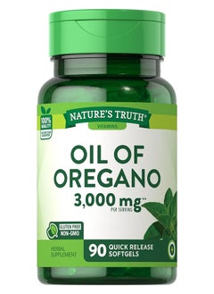 Buy OIL OF OREGANO 3,000 MG, 90 Quick Release Softgels in UAE