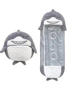 Buy COOLBABY Kids Cartoon Lazy Warm Sleeping Bag Foldable Cartoon Animal Sleeping Bag Suitable For Children Playing And Camping(grey) in UAE