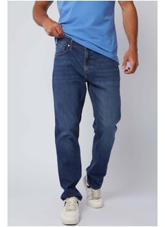 Buy Fancy Regular Fit Straight Leg Denim Jeans in Egypt