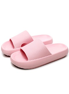 Buy Cloud Slides Women's and Men's Bathroom Anti Slip Quick Dry Ultra Soft Thick Bottom Home Slippers in UAE