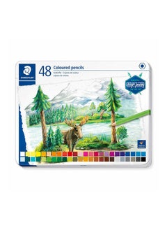 Buy Design Journey Tin Of 48 Assorted Coloured Pencils Multicolour in Egypt