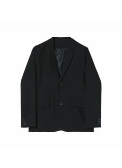 Buy Stylish Mens Casual Suit Slim Fit Trendy BlazerBlack Black in Saudi Arabia