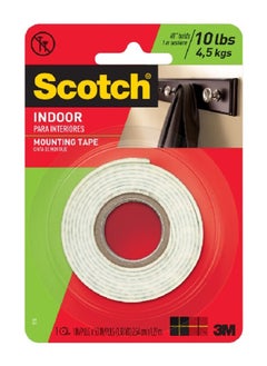 Buy Indoor Mounting Tape White 1 x 50inch 70009127146 in Saudi Arabia