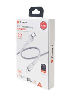 Buy Power N - Type C to Lightning Cable 1.2m - Reinforced and cut-resistant in Saudi Arabia