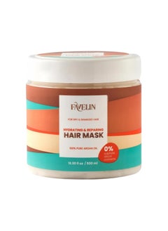 Buy Hydrating & Repairing Hair Mask 500 ml | Intense Moisture & Repair | Argan Oil Keratin | Detangles, Strengthens, Shines | Sulfate & Silicone Free | Dry & Damaged Hair in Egypt