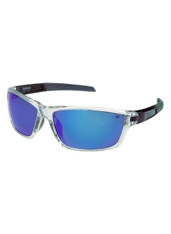 Buy Men CTS-8020 Polarized Sport Wrap Front Sunglasses Clear 66 mm in UAE