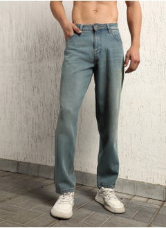 اشتري Cotton Tapered Fit Mid-Rise Casual Jeans في الامارات