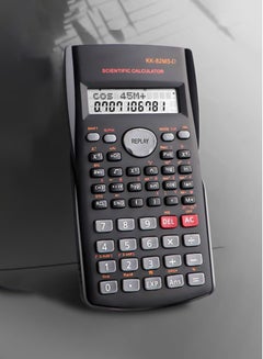 اشتري آلة حاسبة علمية مكونة من 12 رقمًا للاستخدام المالي للطلاب مع إحصائيات الكسور والكيمياء والرياضيات وآلة حاسبة عامة تعمل بالبطارية وخفيفة الوزن ومتينة وتصميم طويل الأمد باللون الأسود في السعودية