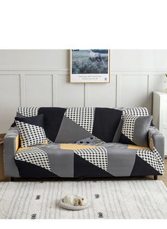 Buy Stylish Sofa Cover 2 & 3 Seater Set with Pillow Cover – Stretchable, Quality Material, Non-Slip, Machine Washable & Durable in UAE