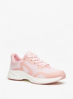 Buy Textured Lace-Up Womens' Sports Shoes in UAE
