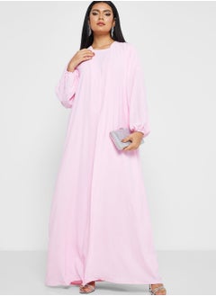 Buy Puff Sleeve Abaya With Inner & Sheila in Saudi Arabia