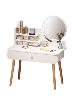 Buy White Fashion Simple Wooden Dresser With Storage in Saudi Arabia