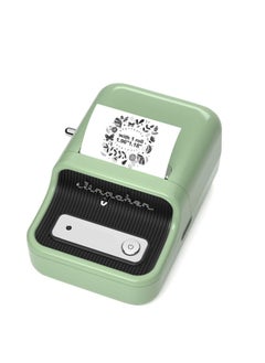 اشتري Label Maker Machine with 1 Roll Free Tape B21 2 inches Width Business Thermal Label Printer Price Gun Shipping Label Tag Writer for Home Office Organization Commercial Use (Green) في الامارات