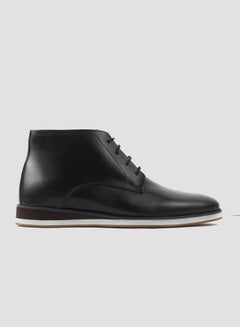 Buy Genuine Leather Men Plain Toe Derby Boot in UAE