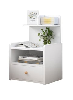 اشتري Sharpdo Nightstands Home Bedside Storage Cabinet With Drawer And Shelf في السعودية