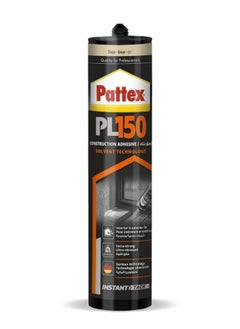 Buy Pattex PL 150 Construction Adhesive Sealnts beige color Nails free All Material indoor and outdoor waterproof (Solvent Based) in UAE