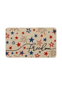 اشتري Stars Freedom Patriotic 4Th Of July Doormat Memorial Day Home Decor Switch Rug Door Mat Floor Mat For Indoor Outdoor 17X29 Inch في السعودية