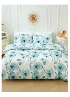 اشتري Trendy Style Flower with White Bedsheet Bedding Set, Various Sizes في الامارات