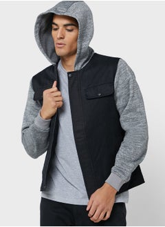 Buy Hooded Utility Jacket in UAE