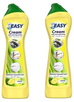 Buy 9EASY Cream Lemon Cleaner 500ml Pack of 2 in UAE