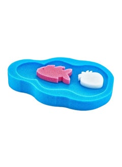 اشتري Baby Bath Sponge, 0+ Months, Blue في الامارات