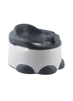 اشتري Baby Potty Trainer With Detachable Toilet Seat And Step Stool, Slate Grey في الامارات