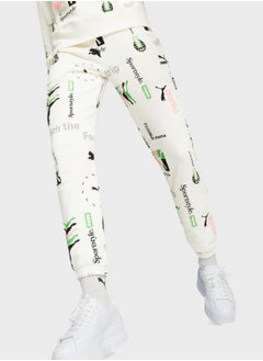 Buy Classics Brand Love Aop Sweatpants in Saudi Arabia