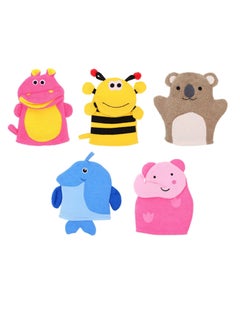 Buy 5pcs Kids Bath Sponge Mitt Glove Baby Sponge Super Soft for Bathing in UAE