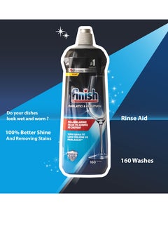 Buy Dishwasher Rinse Aid Liquid Blue 800ml in UAE