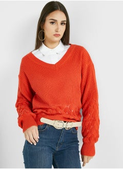 Buy Bobble Effect Sweater in UAE